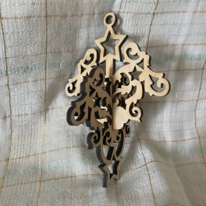 SVG-Datei 3D Laser Cut Weihnachtsornamente