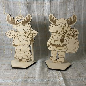 SVG-Datei Elch Engel & Nikolaus