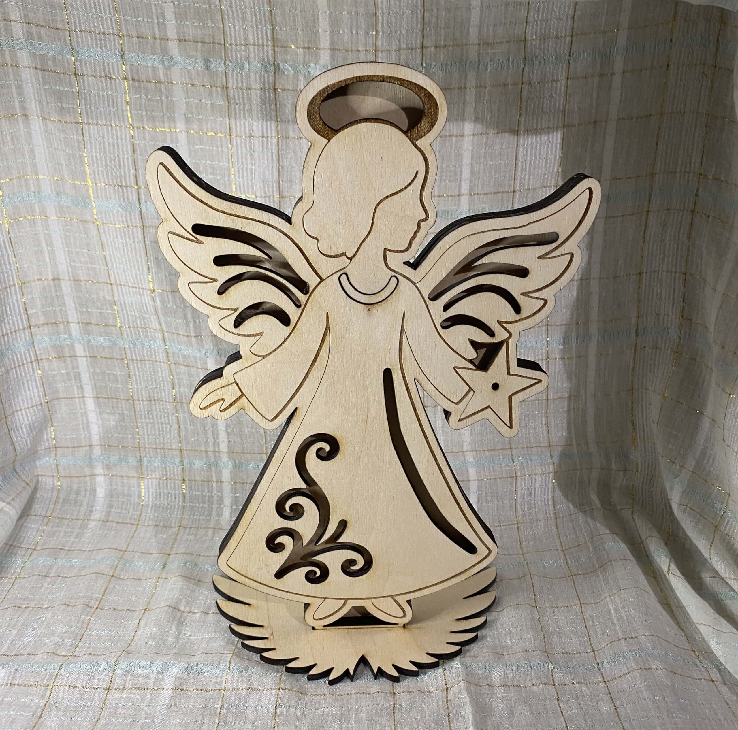 SVG-Datei Engel stehend (27 cm)